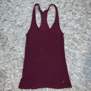 Intimately Free People burgundy knit tank size XS